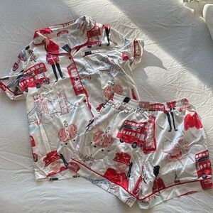 London Print Pajama Set